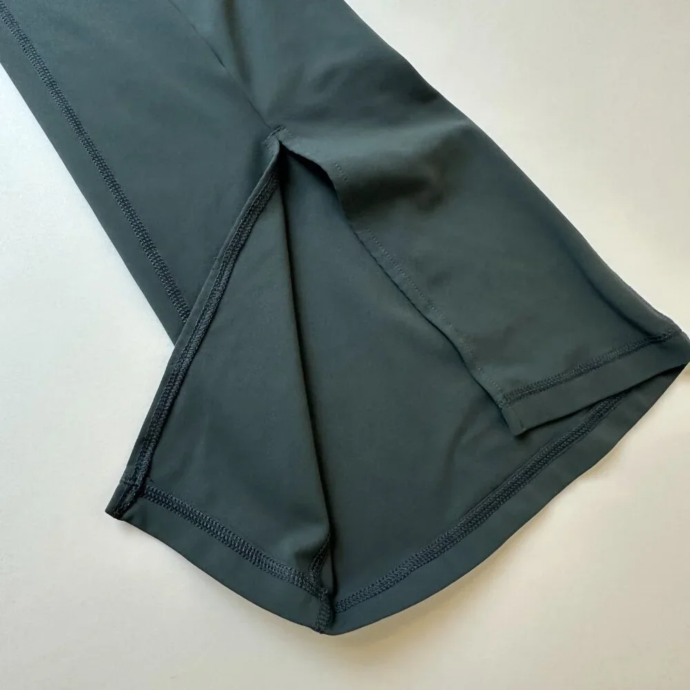 Yogalicious Pants Womens XS Green High Rise Flare Leg Yoga Leggings Athletic - Picture 9 of 11